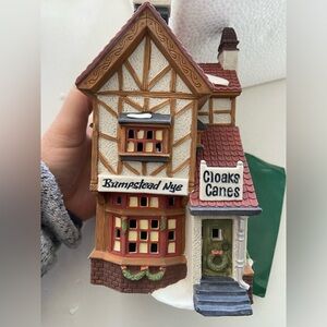 Heritage Village Collection Bumpstead Nye Cloaks & Canes  Christmas decor